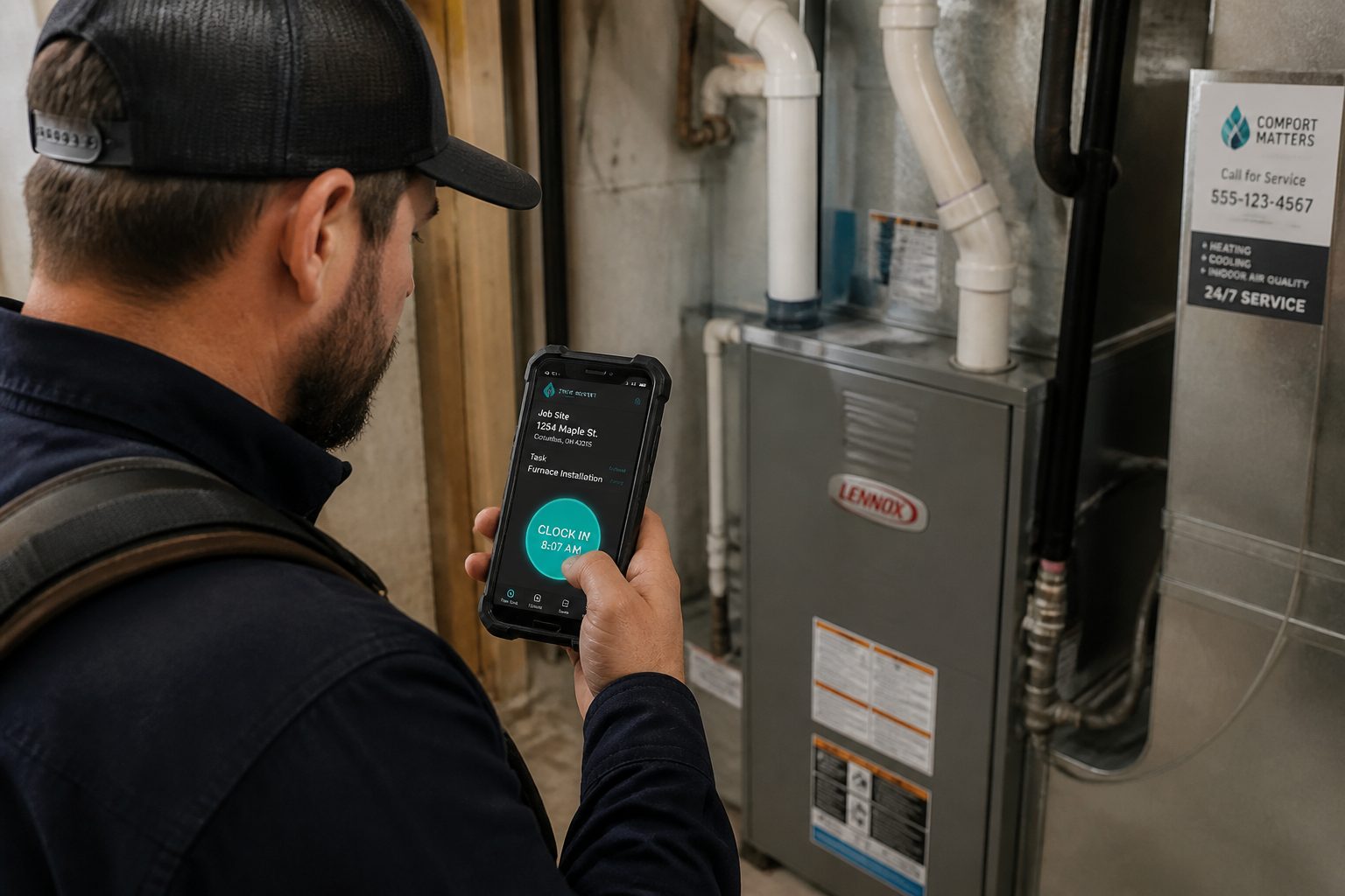 Technician Time Clock And Honest Job Costing
